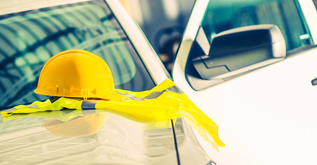 An image of a work van.