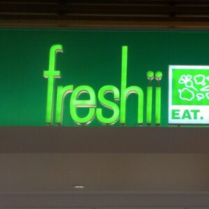 illuminated channel sign