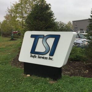 branded monument sign